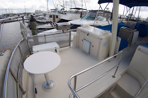 Mainship-400 Trawler 2007-ADRIFT Stuart-Florida-United States-Summer Kitchen on Aft Flybridge-3313099