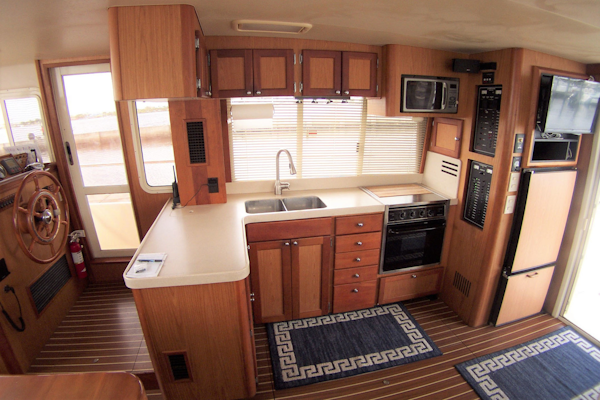 Mainship-400 Trawler 2007-ADRIFT Stuart-Florida-United States-Galley  Helm to Starboard-3313069