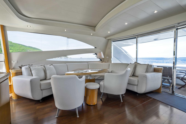 Pershing-76 Motor Yacht 2005-Denise Santa Marta-Colombia-2005 Pershing 76 Motor Yacht  Denise  Salon-3333451