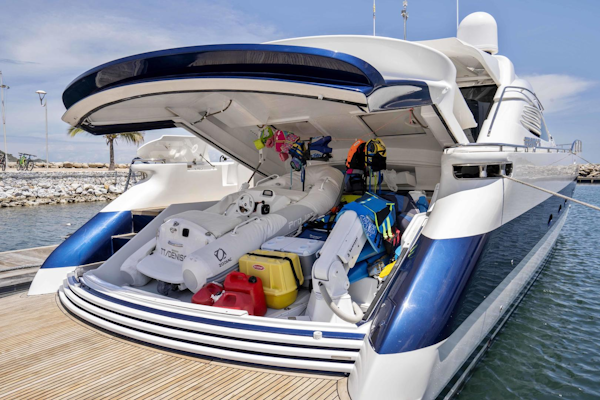 Pershing-76 Motor Yacht 2005-Denise Santa Marta-Colombia-2005 Pershing 76 Motor Yacht  Denise  Tender Garage-3333399