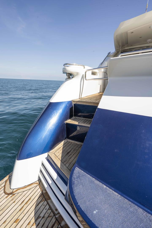 Pershing-76 Motor Yacht 2005-Denise Santa Marta-Colombia-2005 Pershing 76 Motor Yacht  Denise  Transom Steps-3333448