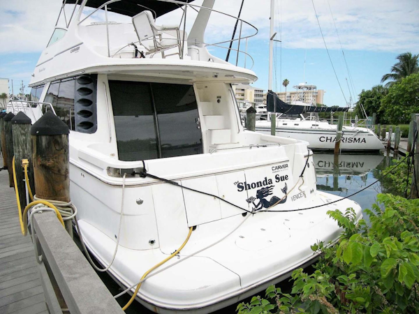 Carver-450 Voyager Pilothouse 2002-Shonda Sue Venice-Florida-United States-Aft Port Quarter-3333458