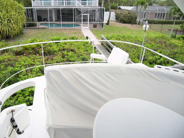 Carver-450 Voyager Pilothouse 2002-Shonda Sue Venice-Florida-United States-Bridge Looking Aft-3333477