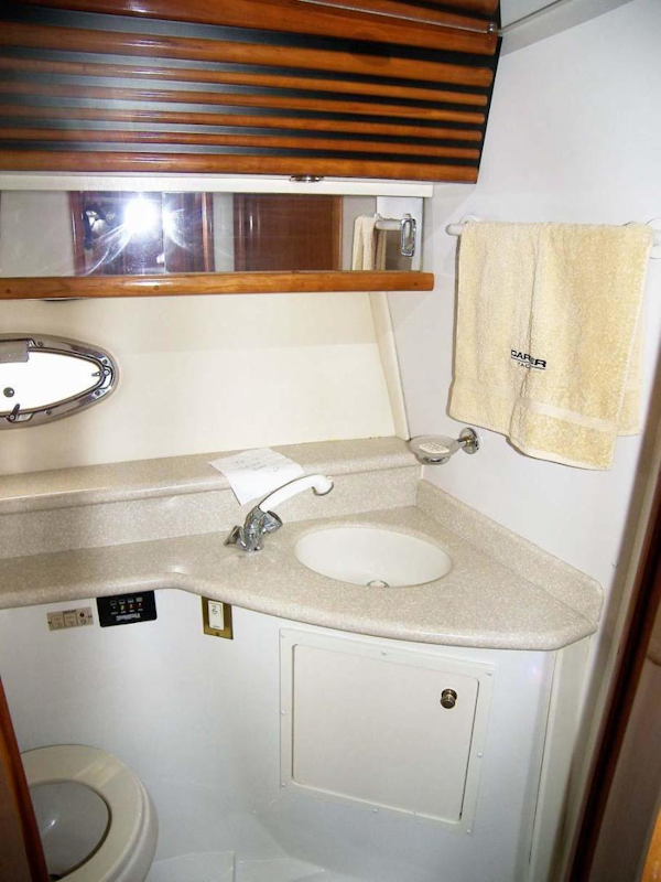 Carver-450 Voyager Pilothouse 2002-Shonda Sue Venice-Florida-United States-Guest Head-3333471