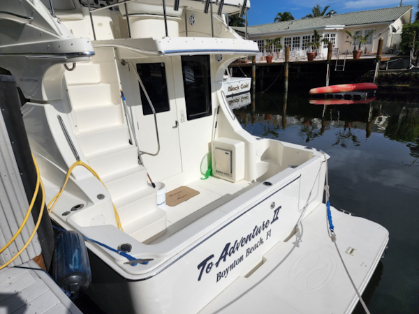 Silverton-Convertible 2008-To Adventure II Pompano Beach-Florida-United States-Cockpit and Swim Platform-3454926