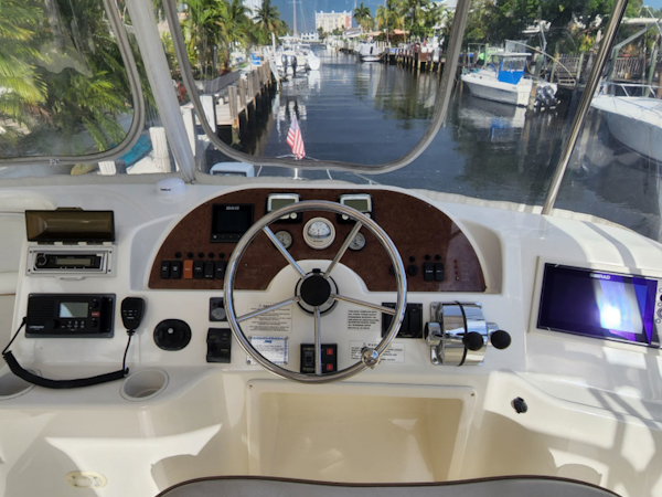 Silverton-Convertible 2008-To Adventure II Pompano Beach-Florida-United States-Helm and Electronics-3454946