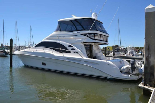 Sea Ray-550 Sedan Bridge 2005-Blood Money Saint Augustine-Florida-United States-Port Profile-3467206