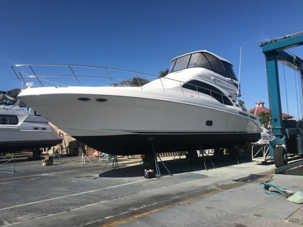 Sea Ray-550 Sedan Bridge 2005-Blood Money Saint Augustine-Florida-United States-On the Hard-3467208