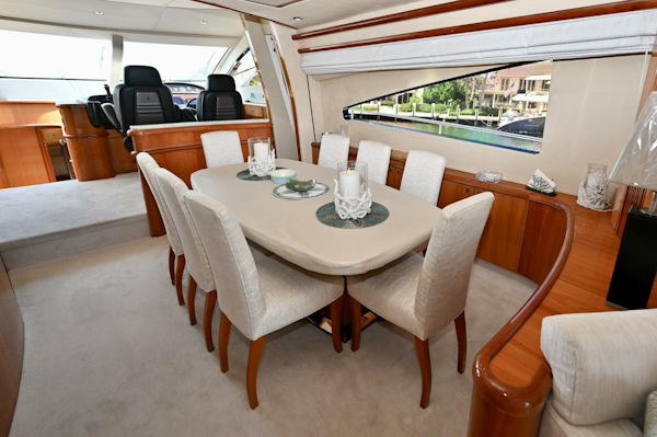 Sunseeker-Yacht 2005-Bella Fort Lauderdale-Florida-United States-Bella  Formal Dining Area-5421294