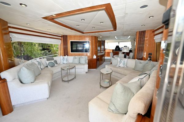 Sunseeker-Yacht 2005-Bella Fort Lauderdale-Florida-United States-Bella  Main Salon Seating Area-5421292