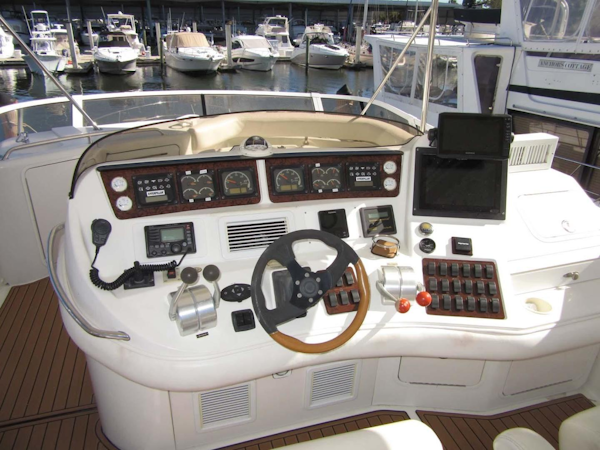 Sea Ray-480 Sedan Bridge 2000-LAST TANGO Saint Petersburg-Florida-United States-Flybridge Helm Open-3557298