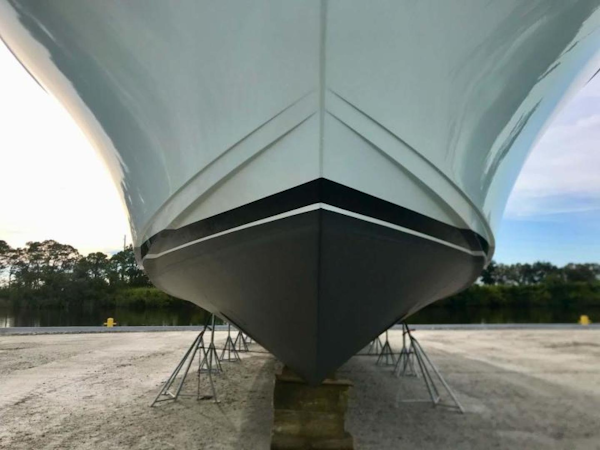 Viking-Enclosed Bridge 2002-The Dukes Stuart-Florida-United States-Bow View  New Bottom Job 11.2022-3588158