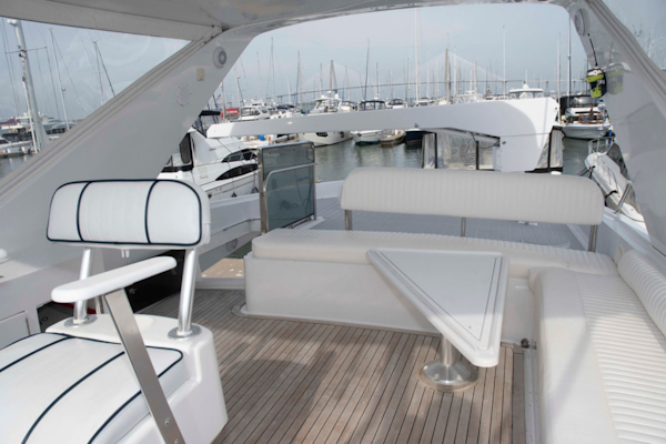 Monte Fino-65 Flybridge 1996-KIKI Mount Pleasant-South Carolina-United States-Flybridge Seating-3599302