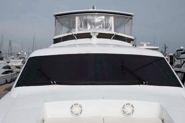 Monte Fino-65 Flybridge 1996-KIKI Mount Pleasant-South Carolina-United States-Looking Aft-3599286
