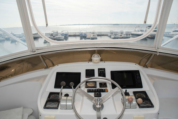 Monte Fino-65 Flybridge 1996-KIKI Mount Pleasant-South Carolina-United States-Flybridge Helm-3599291