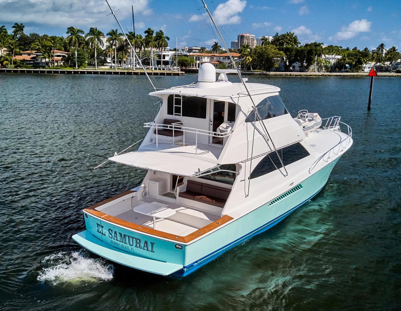 Viking-60 Enclosed Bridge Convertible 2009-EL SAMURAI Fort Lauderdale-Florida-United States-3599456 | Thumbnail