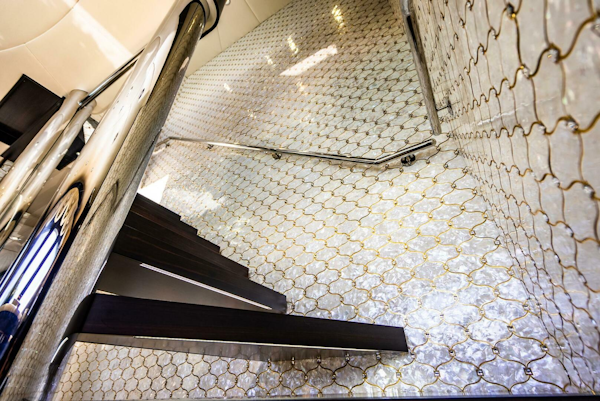 Christensen-Tri-deck Motoryacht 1995-GRADE I Fort Lauderdale-Florida-United States-STAIRS TO BRIDGE DECK-5569519