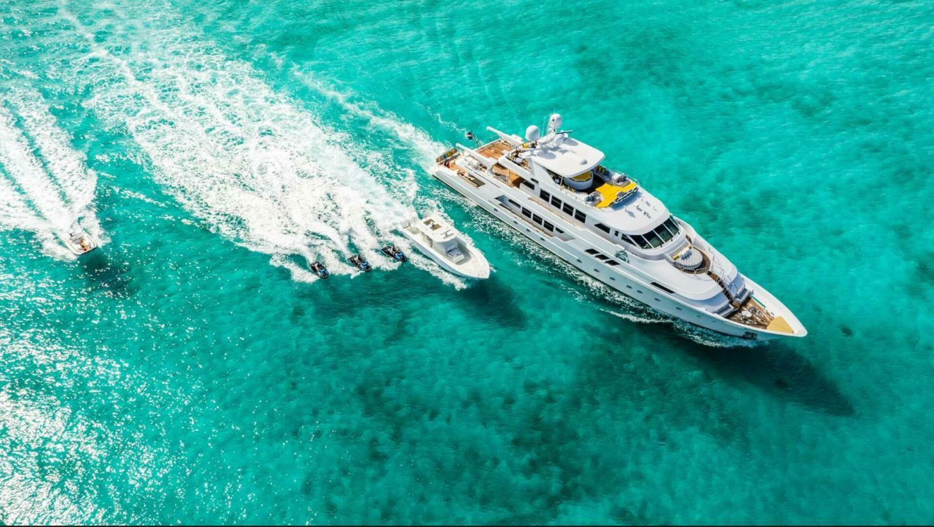 Christensen-Tri-deck Motoryacht 1995-GRADE I Fort Lauderdale-Florida-United States-AERIAL STBD-5569690 | Thumbnail