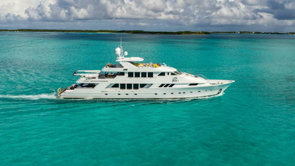 Christensen-Tri-deck Motoryacht 1995-GRADE I Fort Lauderdale-Florida-United States-AERIAL -5569695
