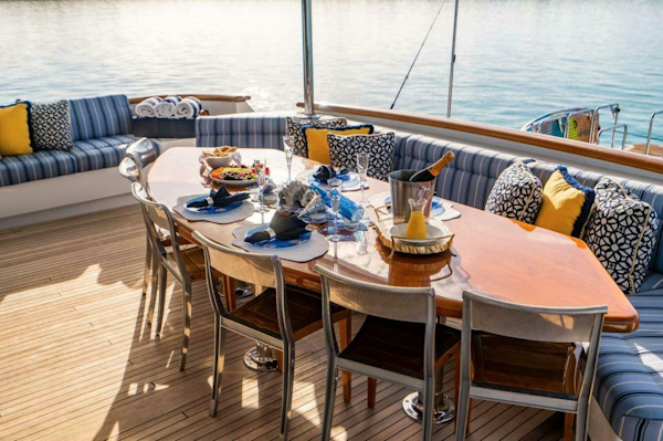 Christensen-Tri-deck Motoryacht 1995-GRADE I Fort Lauderdale-Florida-United States-AFT DECK-5569483