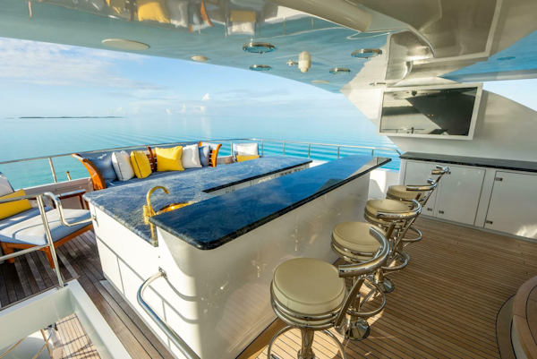 Christensen-Tri-deck Motoryacht 1995-GRADE I Fort Lauderdale-Florida-United States-SUNDECK BAR-5569546