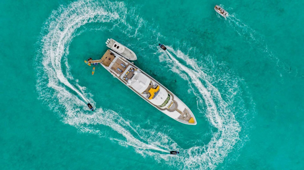 Christensen-Tri-deck Motoryacht 1995-GRADE I Fort Lauderdale-Florida-United States-AERIAL -5569697