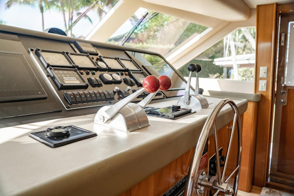 Hatteras-75 Cockpit Motor Yacht 2001-CRISTINA Coral Gables-Florida-United States-3631957