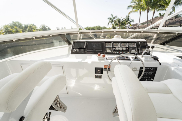 Hatteras-75 Cockpit Motor Yacht 2001-CRISTINA Coral Gables-Florida-United States-3632024