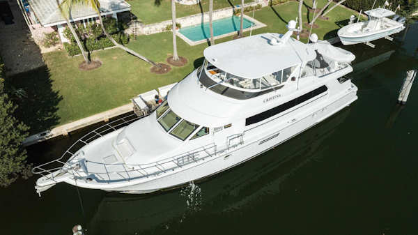 Hatteras-75 Cockpit Motor Yacht 2001-CRISTINA Coral Gables-Florida-United States-3632011