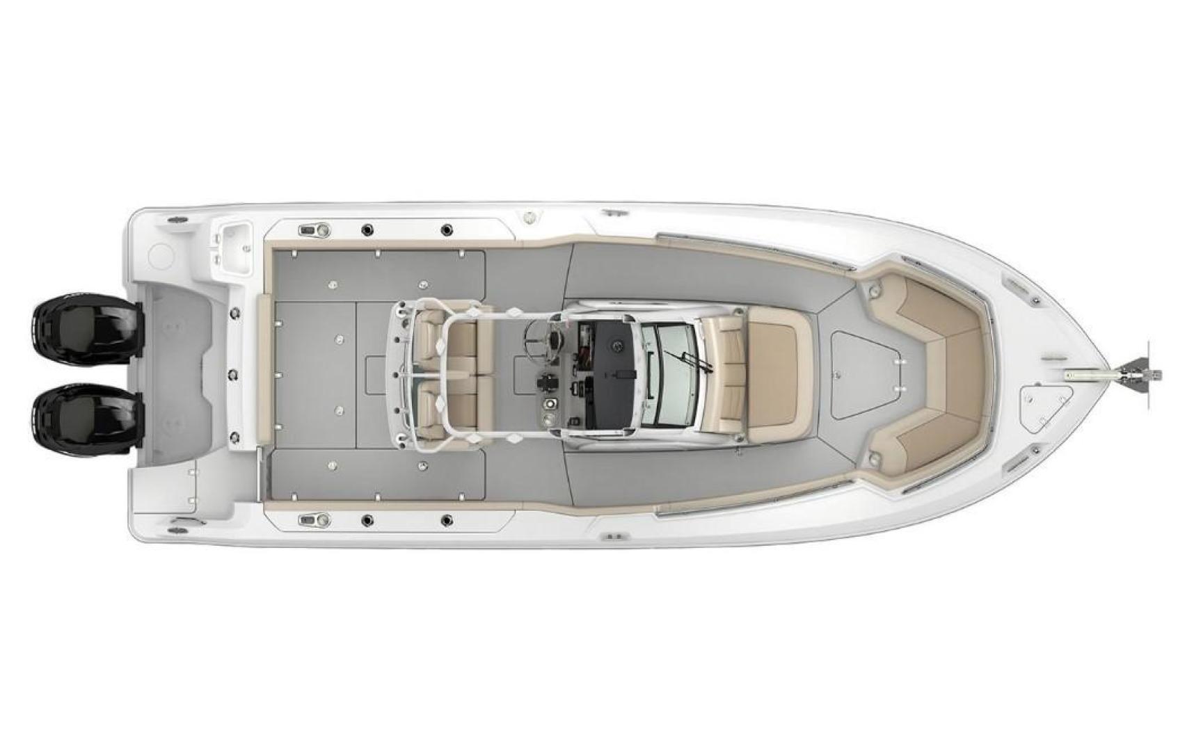 Boston Whaler-250 Outrage 2017 -Apollo Beach-Florida-United States-Manufacturer Provided Layout-3644685 | Thumbnail