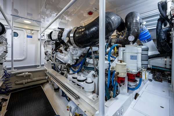 Viking-74 Convertible 2005-Reel Estate Boca Raton-Florida-United States-Engine Room-3698377