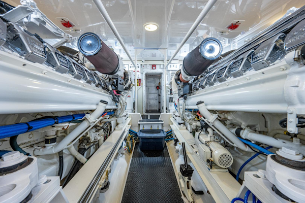 Viking-74 Convertible 2005-Reel Estate Boca Raton-Florida-United States-Engine Room-3698372