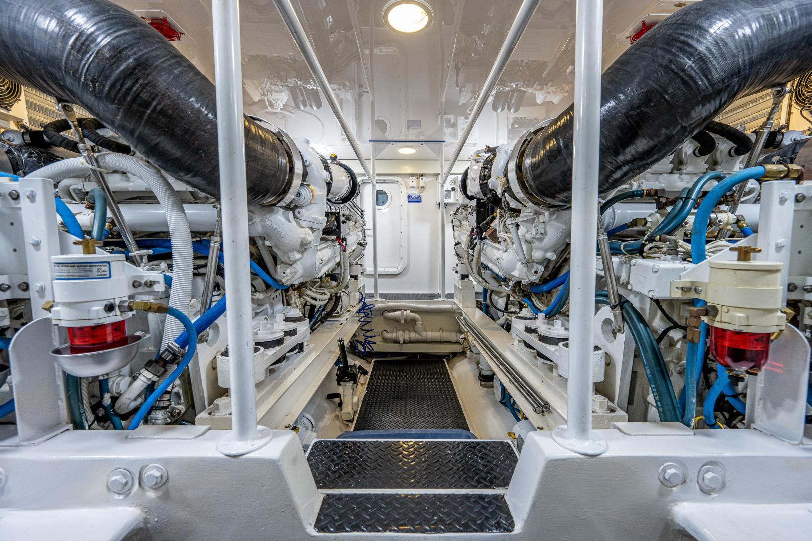 Viking-74 Convertible 2005-Reel Estate Boca Raton-Florida-United States-Engine Room-3698375 | Thumbnail