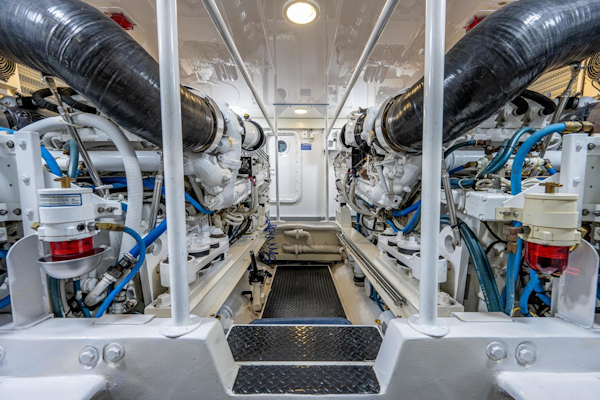 Viking-74 Convertible 2005-Reel Estate Boca Raton-Florida-United States-Engine Room-3698375