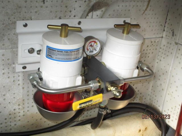 Kadey-Krogen-36 Manatee 1986-Eltinar Waterford-New York-United States-36 Kadey-Krogen Racor fuel filters-3706717