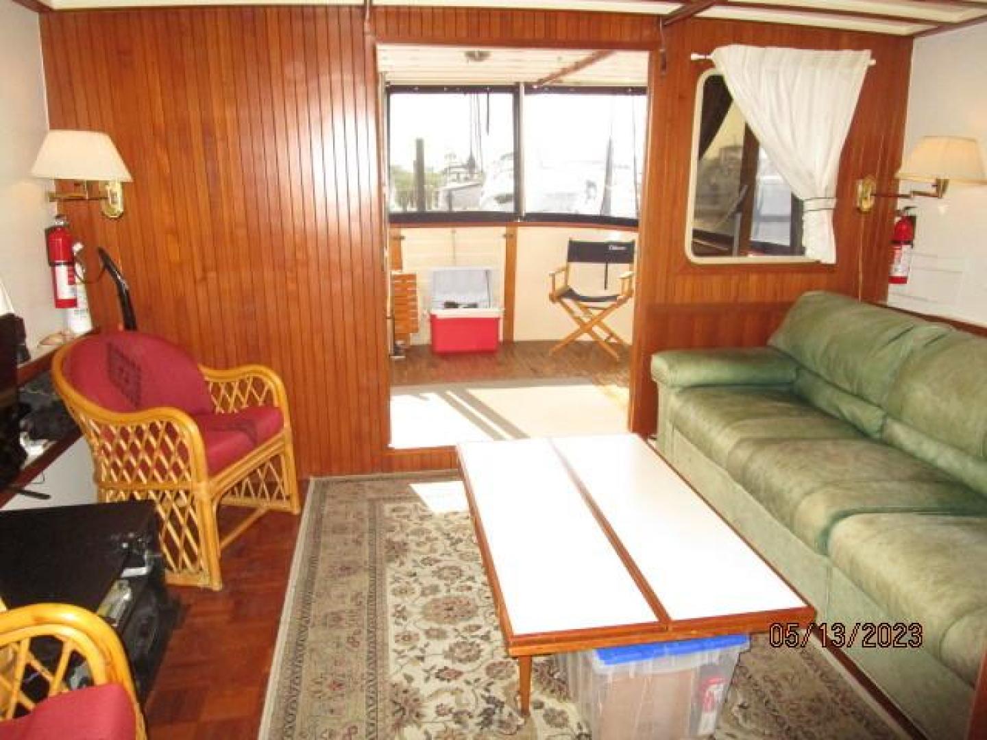 Kadey-Krogen-36 Manatee 1986-Eltinar Waterford-New York-United States-36 Kadey-Krogen salon aft-3706718 | Thumbnail