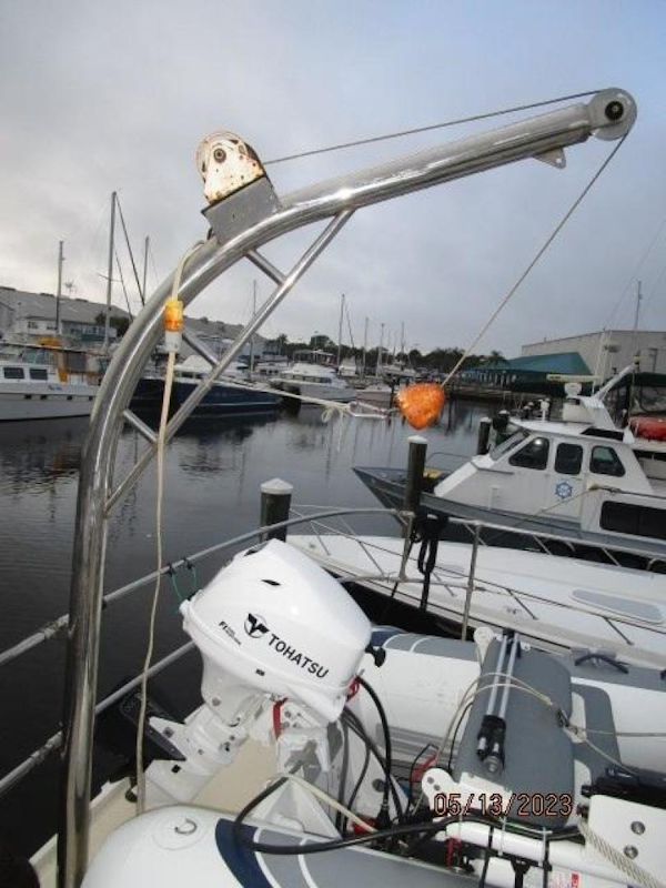 Kadey-Krogen-36 Manatee 1986-Eltinar Waterford-New York-United States-36 Kadey-Krogen tender davit-3706732