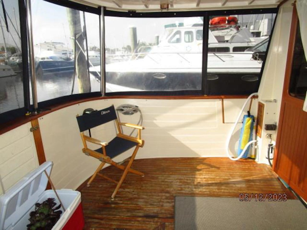 Kadey-Krogen-36 Manatee 1986-Eltinar Waterford-New York-United States-36 Kadey-Krogen aftdeck port-3706690