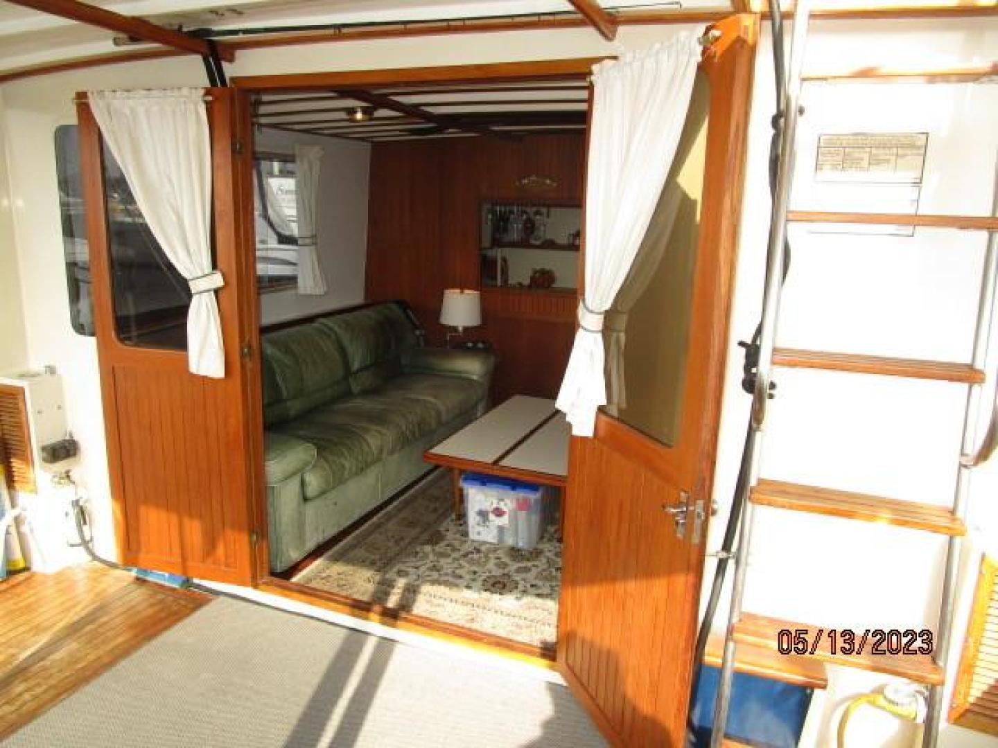 Kadey-Krogen-36 Manatee 1986-Eltinar Waterford-New York-United States-36 Kadey Krogen aftdeck forward-3706689 | Thumbnail