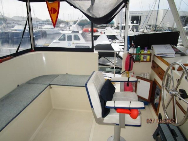 Kadey-Krogen-36 Manatee 1986-Eltinar Waterford-New York-United States-36 Kadey-Krogen flybridge port-3706699