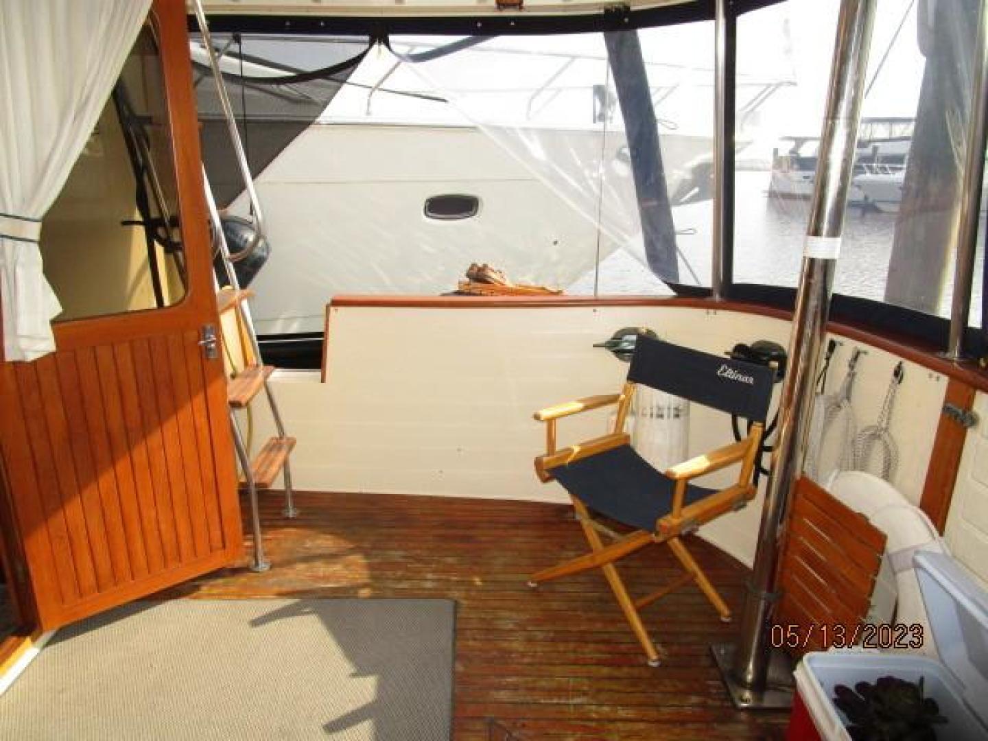 Kadey-Krogen-36 Manatee 1986-Eltinar Waterford-New York-United States-36 Kadey Krogen aftdeck starboard-3706691 | Thumbnail