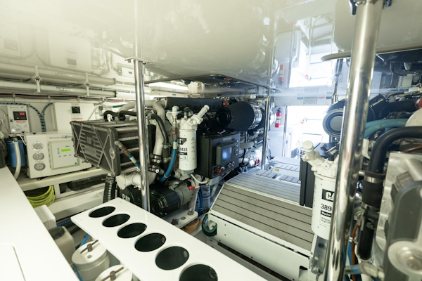 Hatteras-GT60 2016-KNOT on CALL Destin-Florida-United States-2016 Hatteras GT60  KNOT ON CALL  Engine Room-3858061