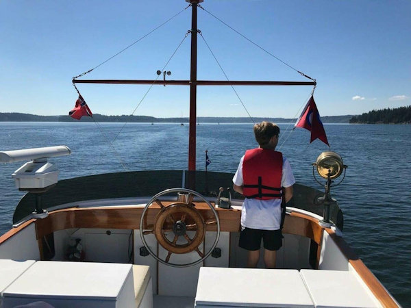 Custom-Lake Union Dry Dock & Machinery Co. Dreamboat 1929-Vagabond Bainbridge Island-Washington-United States-Flybridge-3813432