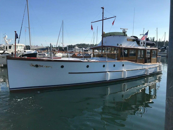 Custom-Lake Union Dry Dock & Machinery Co. Dreamboat 1929-Vagabond Bainbridge Island-Washington-United States-Port Profile-3813386