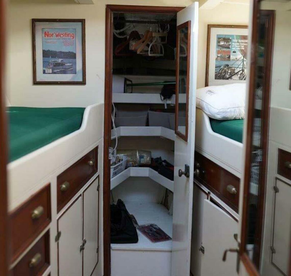 Custom-Lake Union Dry Dock & Machinery Co. Dreamboat 1929-Vagabond Bainbridge Island-Washington-United States-Bunks-3813406