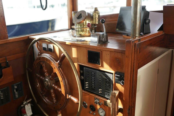 Custom-Lake Union Dry Dock & Machinery Co. Dreamboat 1929-Vagabond Bainbridge Island-Washington-United States-Helm-3813412