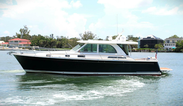 Sabre-45 Salon Express 2018-Ciel Bleu Venice-Florida-United States-Port Side View-3838933