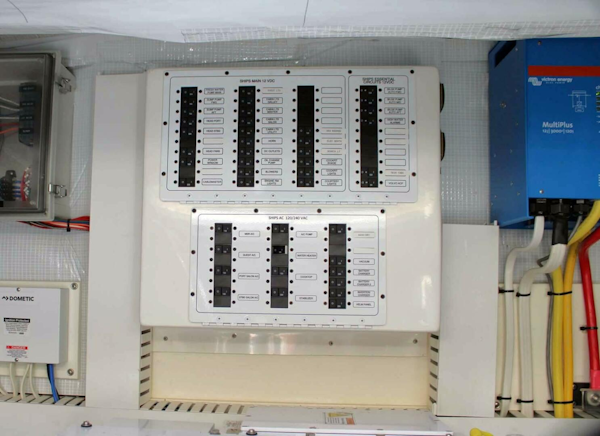 Sabre-45 Salon Express 2018-Ciel Bleu Venice-Florida-United States-Engine Room Breaker Panel-3838950