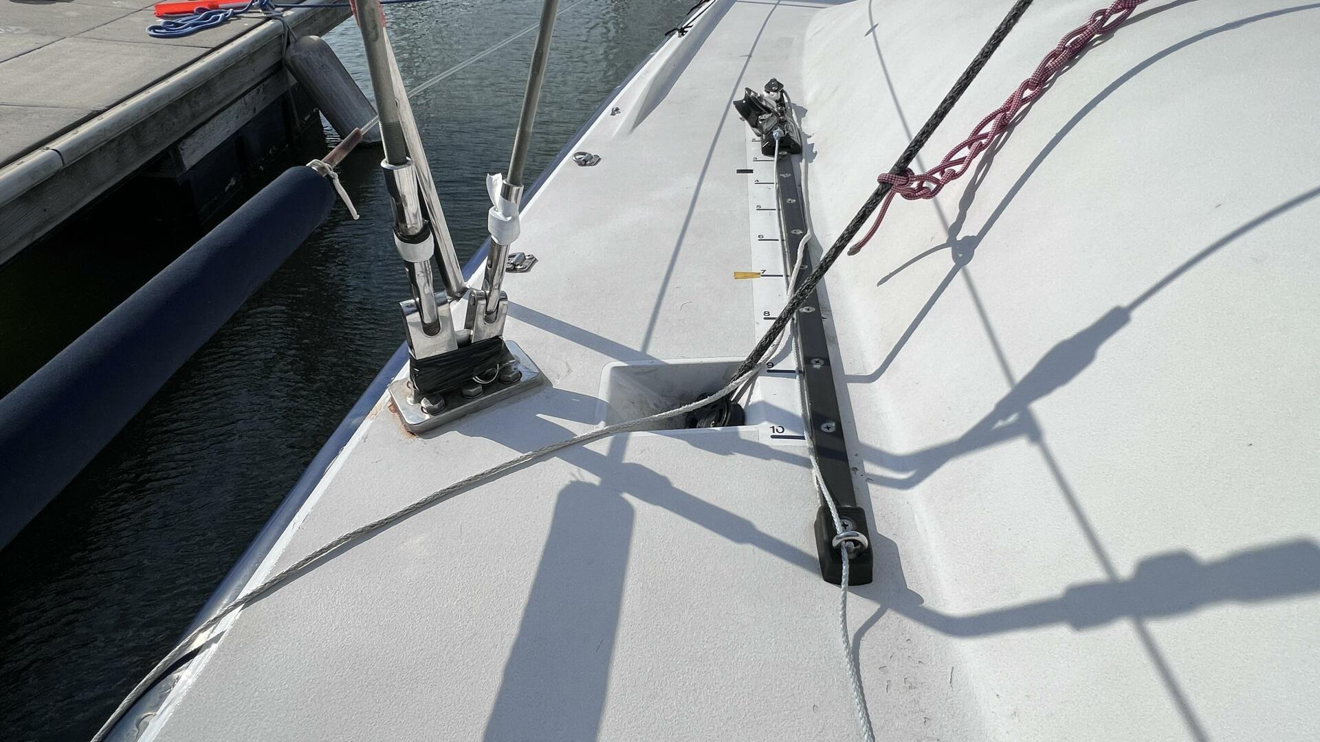 Carroll-1D35 One Design 35 1998-Deja Vu Houston-Texas-United States-Port  / Head Sail Track and Towable jib Cart-3864492 | Thumbnail