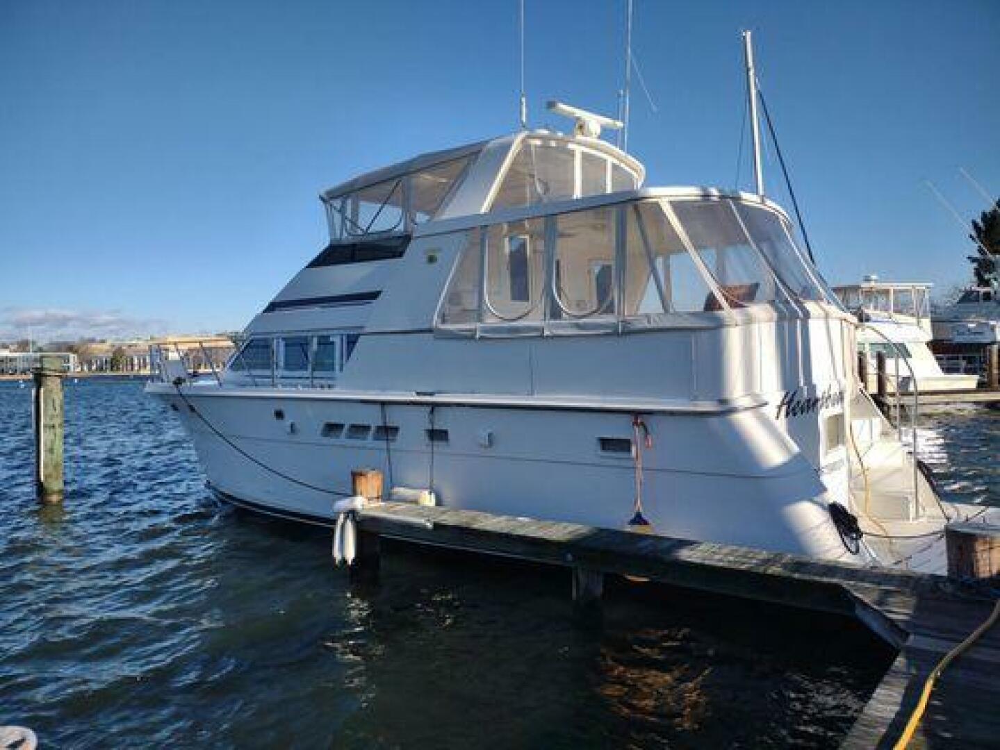 Used Hatteras 50' 50' Sport Deck For Sale In Maryland | Heartbeat